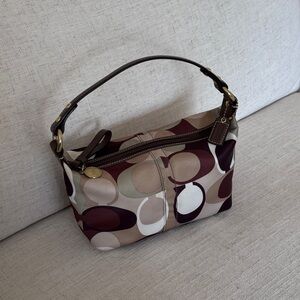 Coach Mini Hobo patchwork multi color shoulder bag